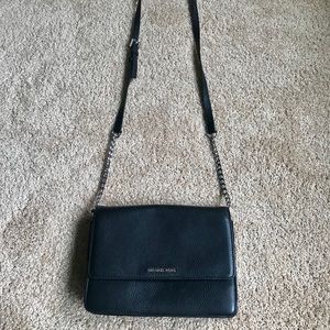 Michael Kors Black & Silver Crossbody